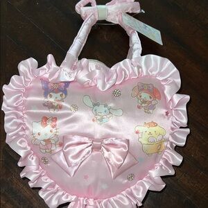Hello Kitty and Friends Pink Heart-Shaped Kids Bag